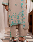 3 Piece Embroidered Lawn Suit