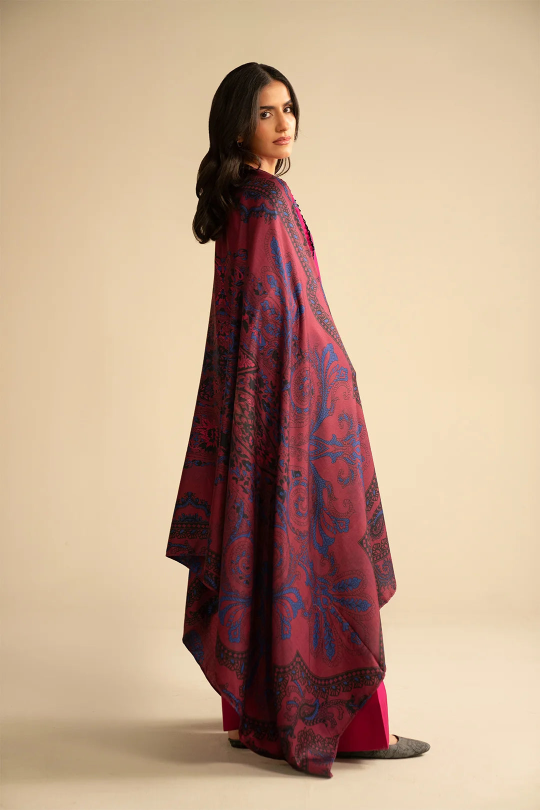 3 Piece Embroidered Cambric Suit