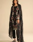 3 Piece Embroidered Lawn Suit