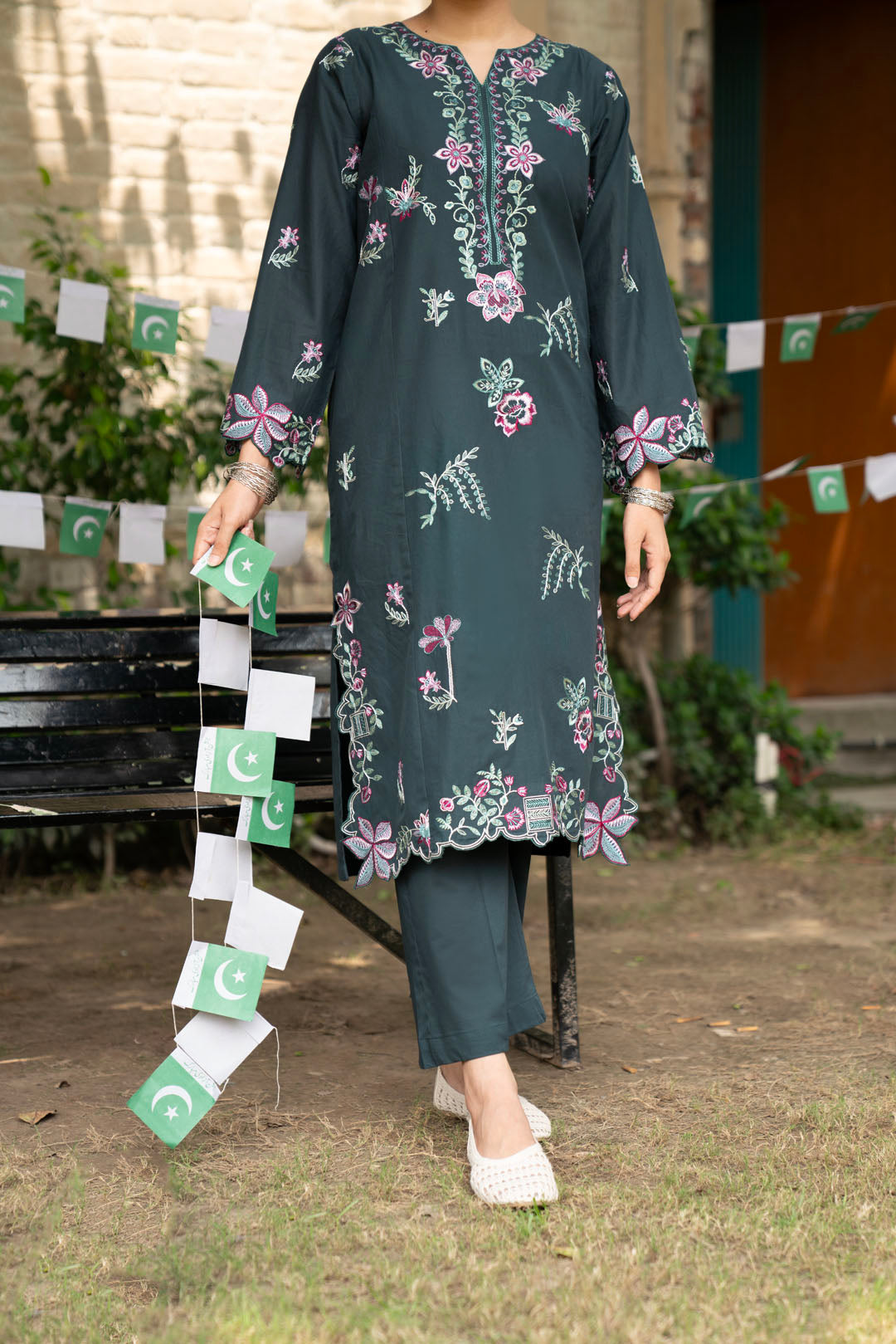 2 Piece Embroidered Lawn Suit Pret SS - 26
