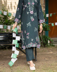 2 Piece Embroidered Lawn Suit Pret SS - 26