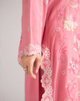 2 Piece Embroidered Linen Suit