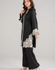 2 Piece Embroidered Cambric Suit