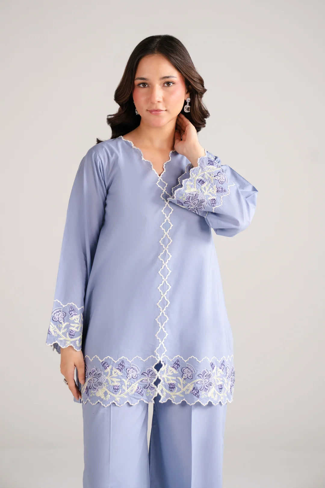 2 Piece Embroidered Lawn Suit Pret SS - 26