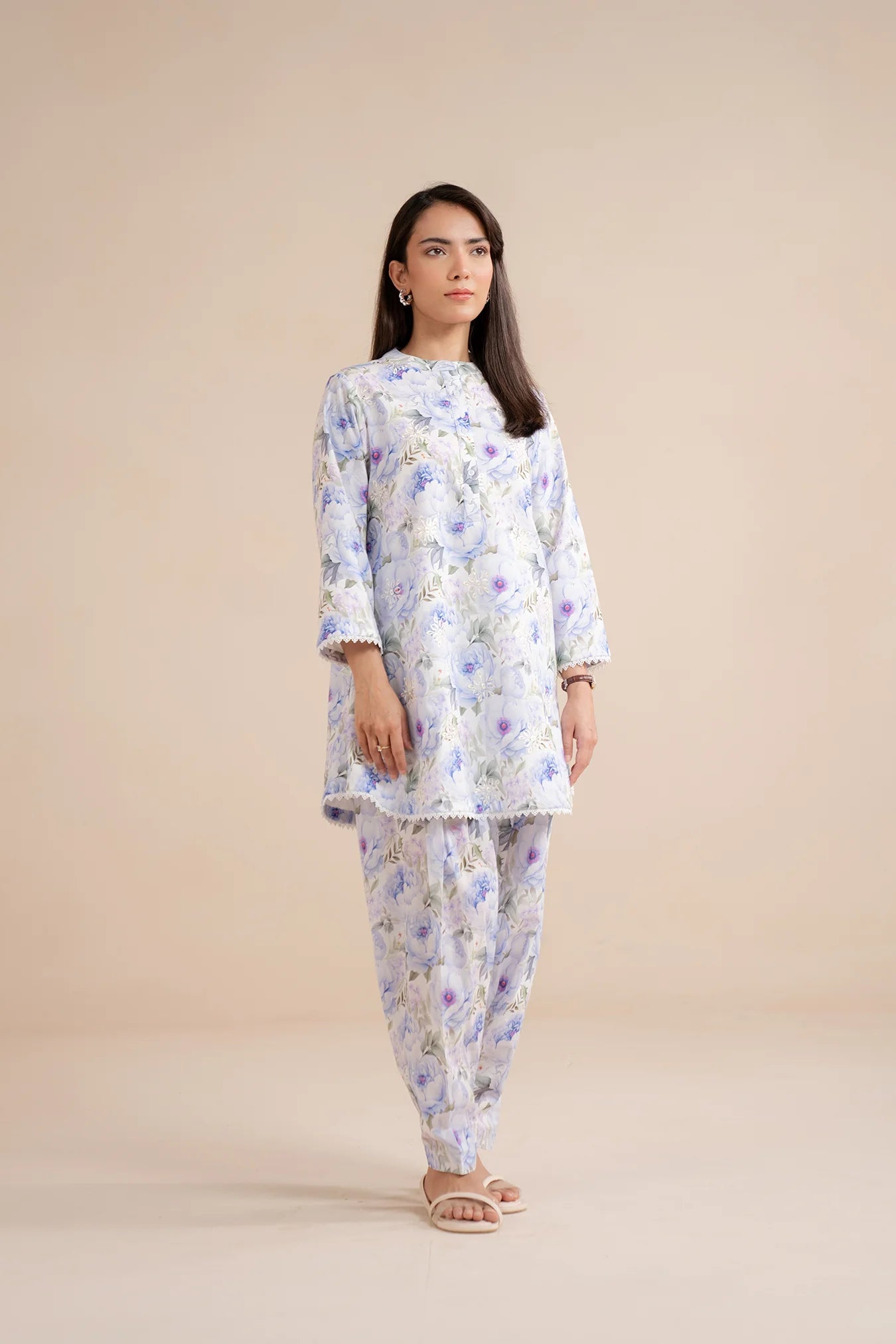 2 Piece Printed Lawn Suit Pret SS - 25