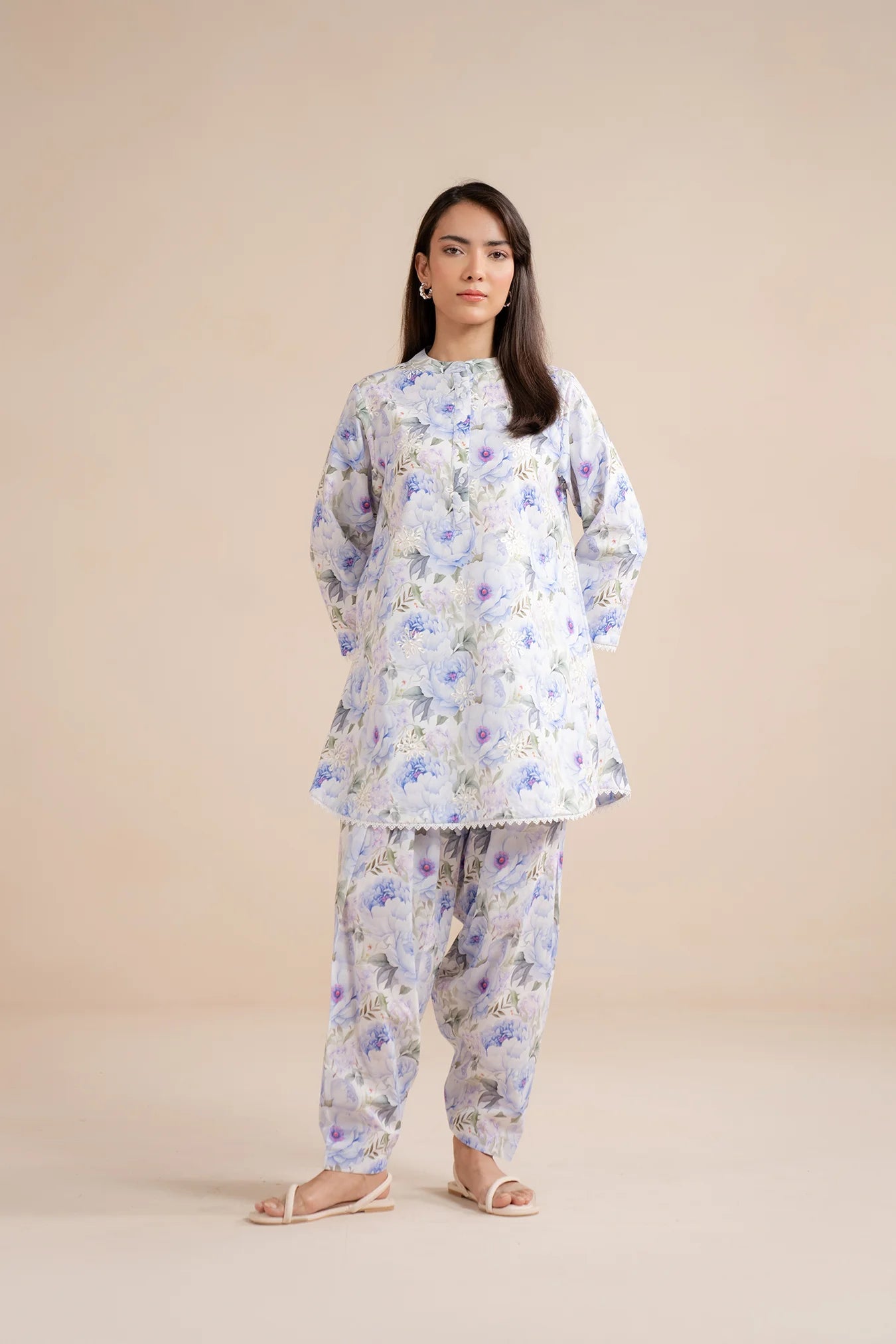 2 Piece Printed Lawn Suit Pret SS - 25