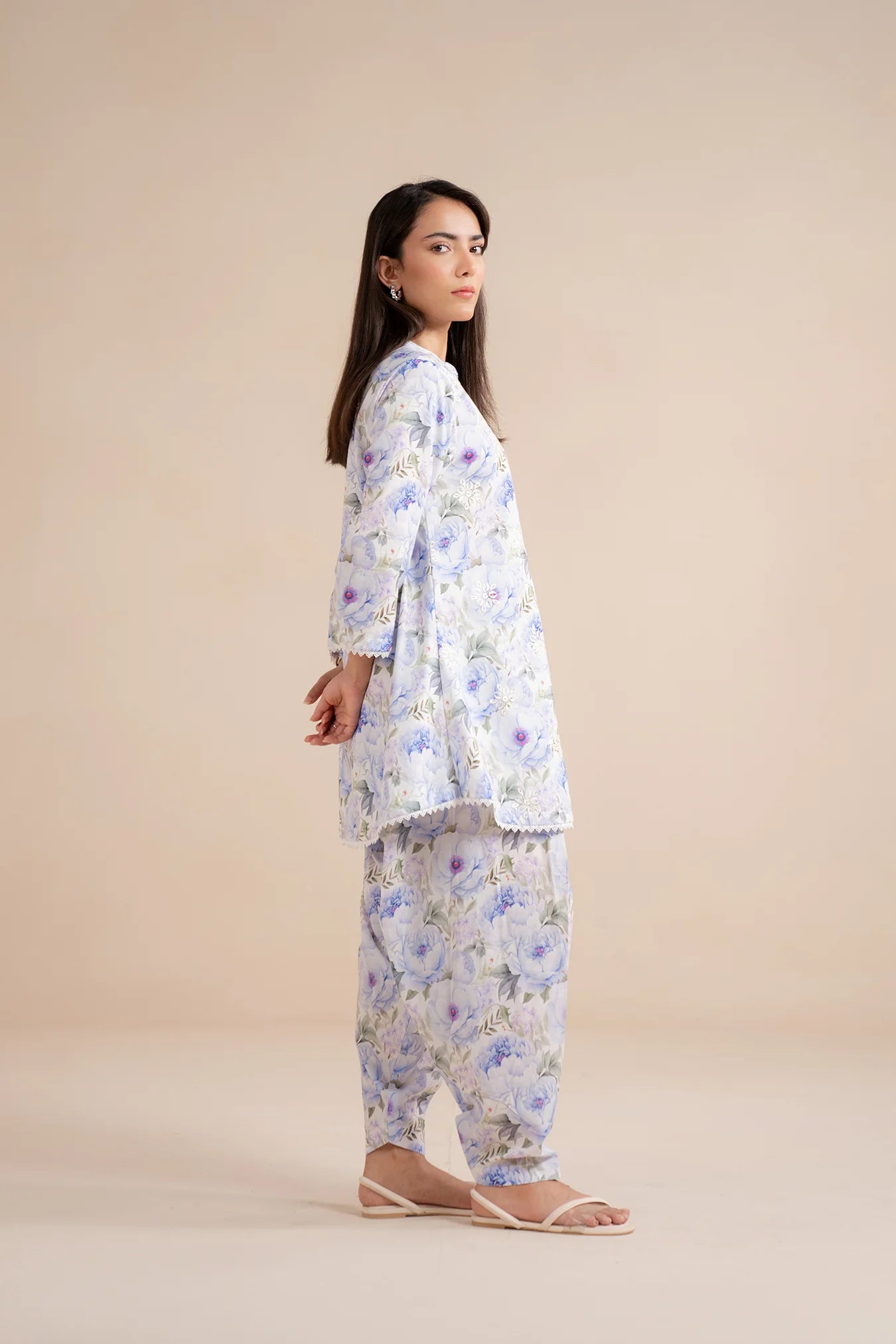 2 Piece Printed Lawn Suit Pret SS - 25