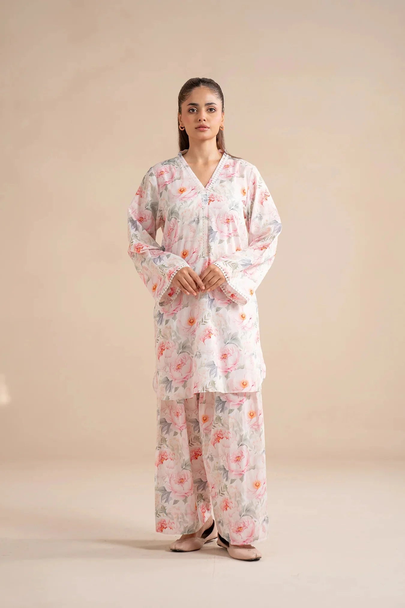2 Piece Printed Lawn Suit Pret SS - 25