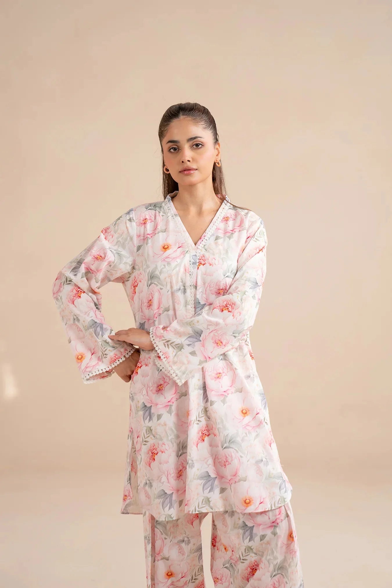 2 Piece Printed Lawn Suit Pret SS - 25