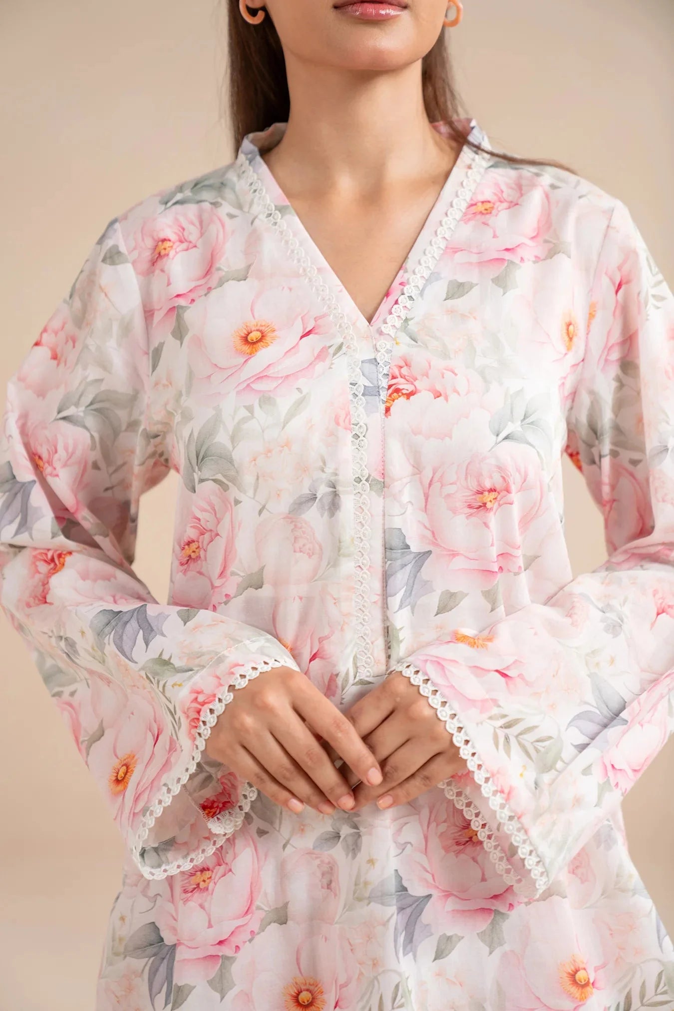 2 Piece Printed Lawn Suit Pret SS - 25