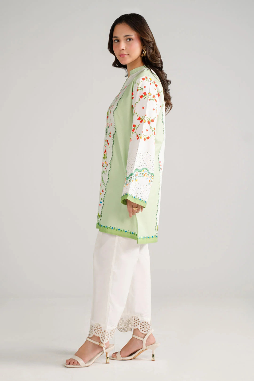 1 Piece Printed Cambric Shirt Pret SS - 26