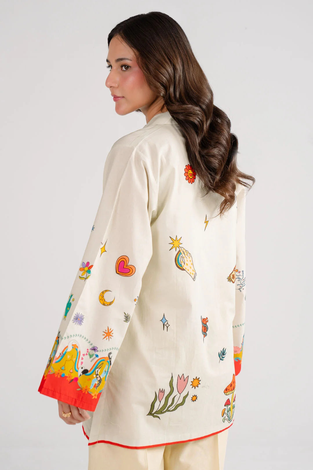 1 Piece Printed Cambric Shirt Pret SS - 26