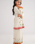 2 Piece Printed Cambric Suit