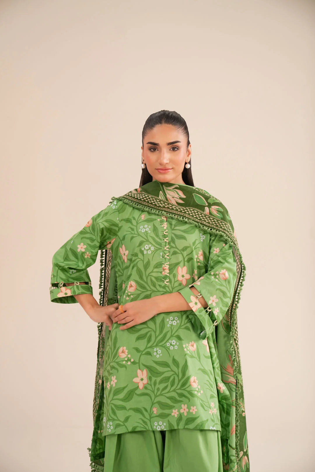 3 Piece Printed Lawn Suit Beena