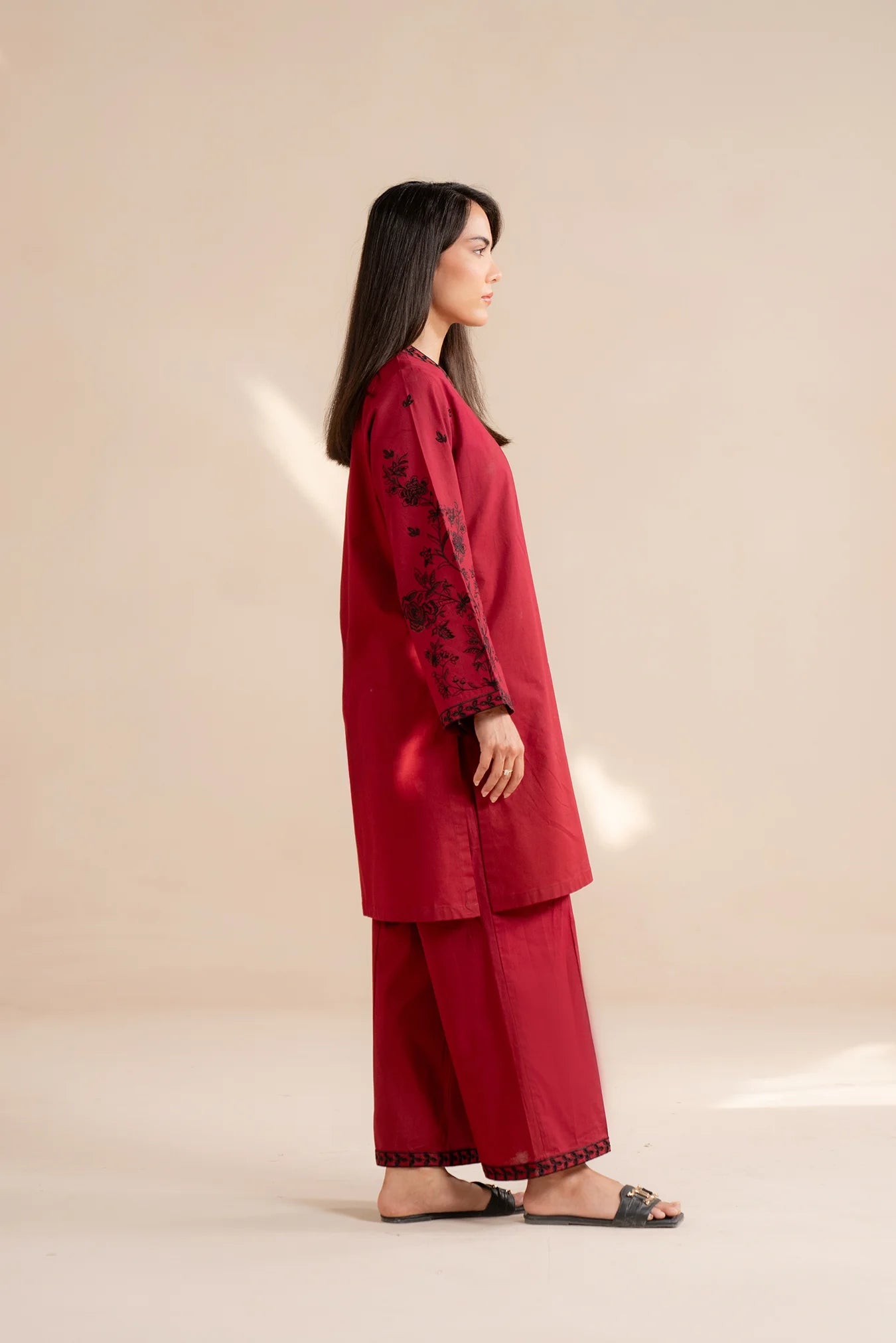 2 Piece Embroidered Lawn Suit Pret SS - 25