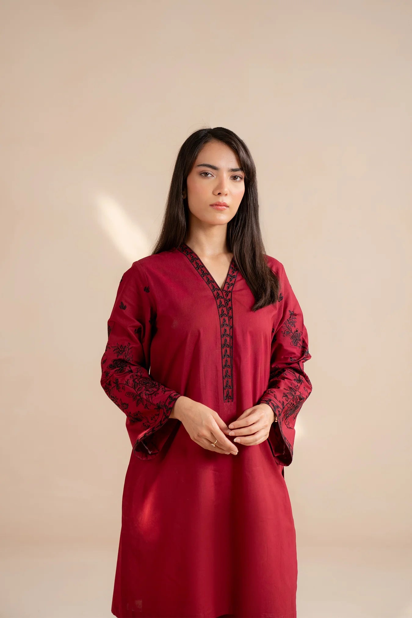 2 Piece Embroidered Lawn Suit Pret SS - 25