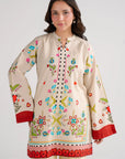 1 Piece Printed Cambric Shirt Pret SS - 26