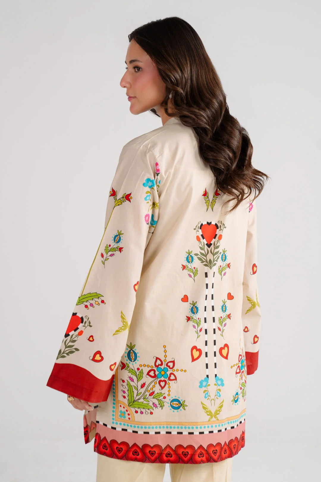 1 Piece Printed Cambric Shirt Pret SS - 26