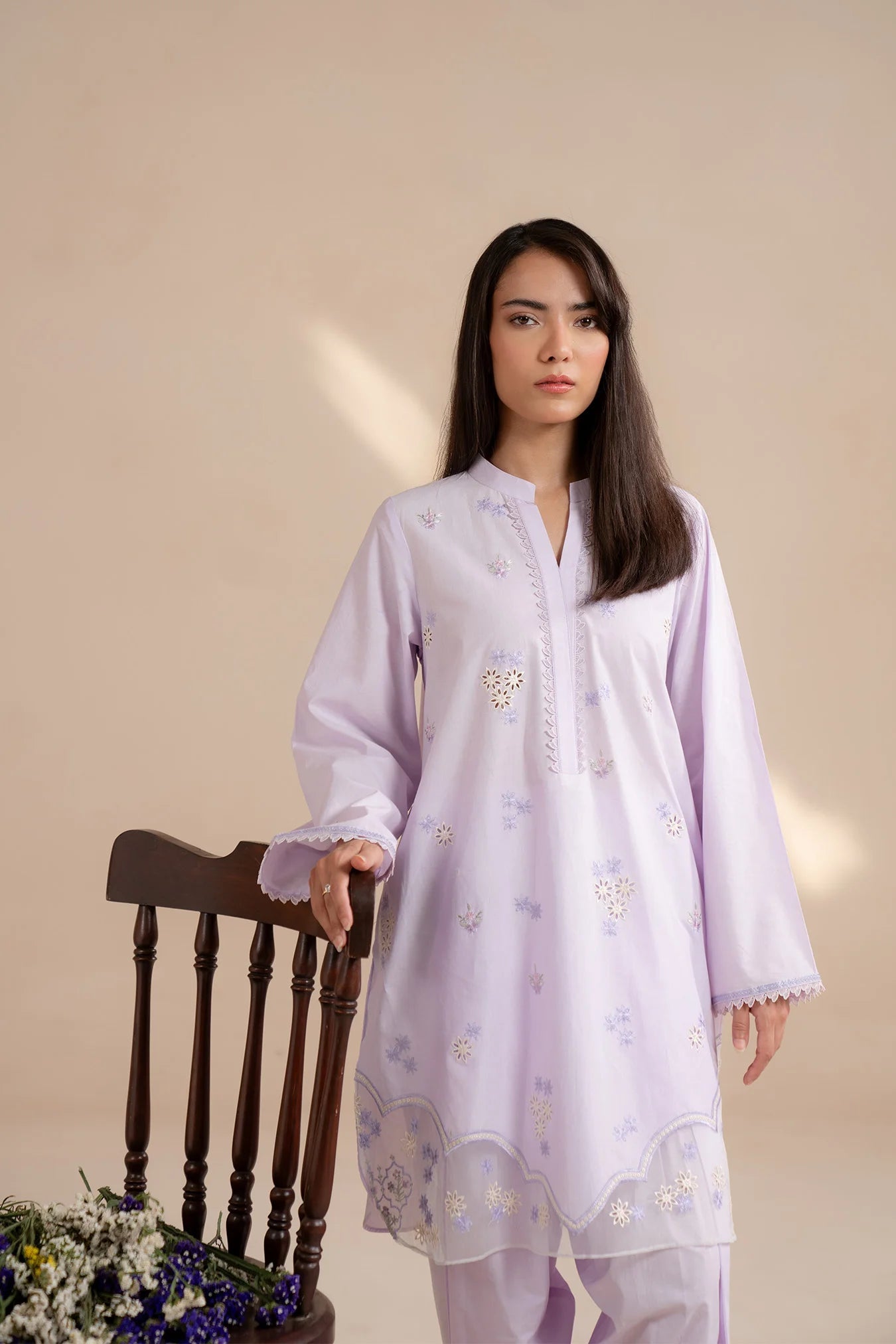 2 Piece Embroidered Lawn Suit Pret SS - 25