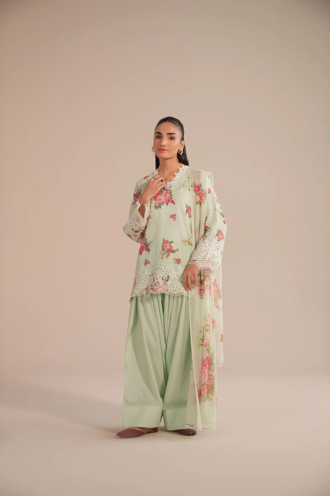 3 Piece Printed Lawn Suit Unstitched - 26
