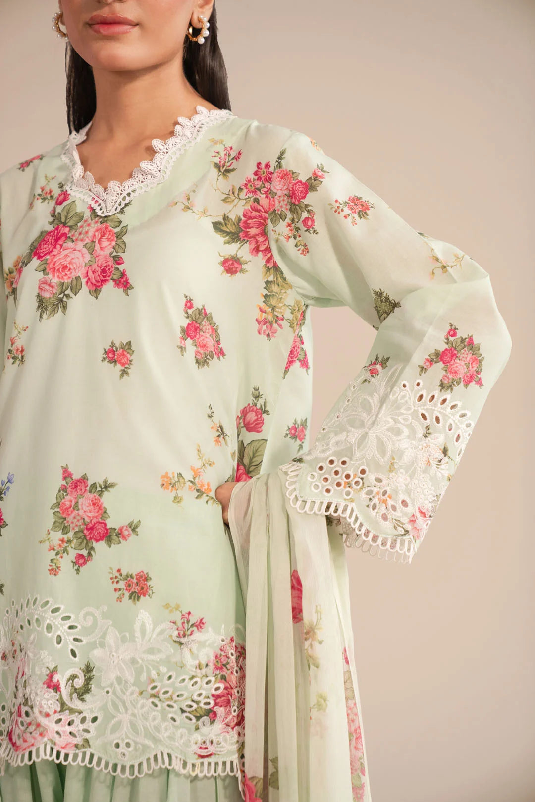 3 Piece Printed Lawn Suit Unstitched - 26