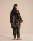 2 Piece Printed Linen Suit