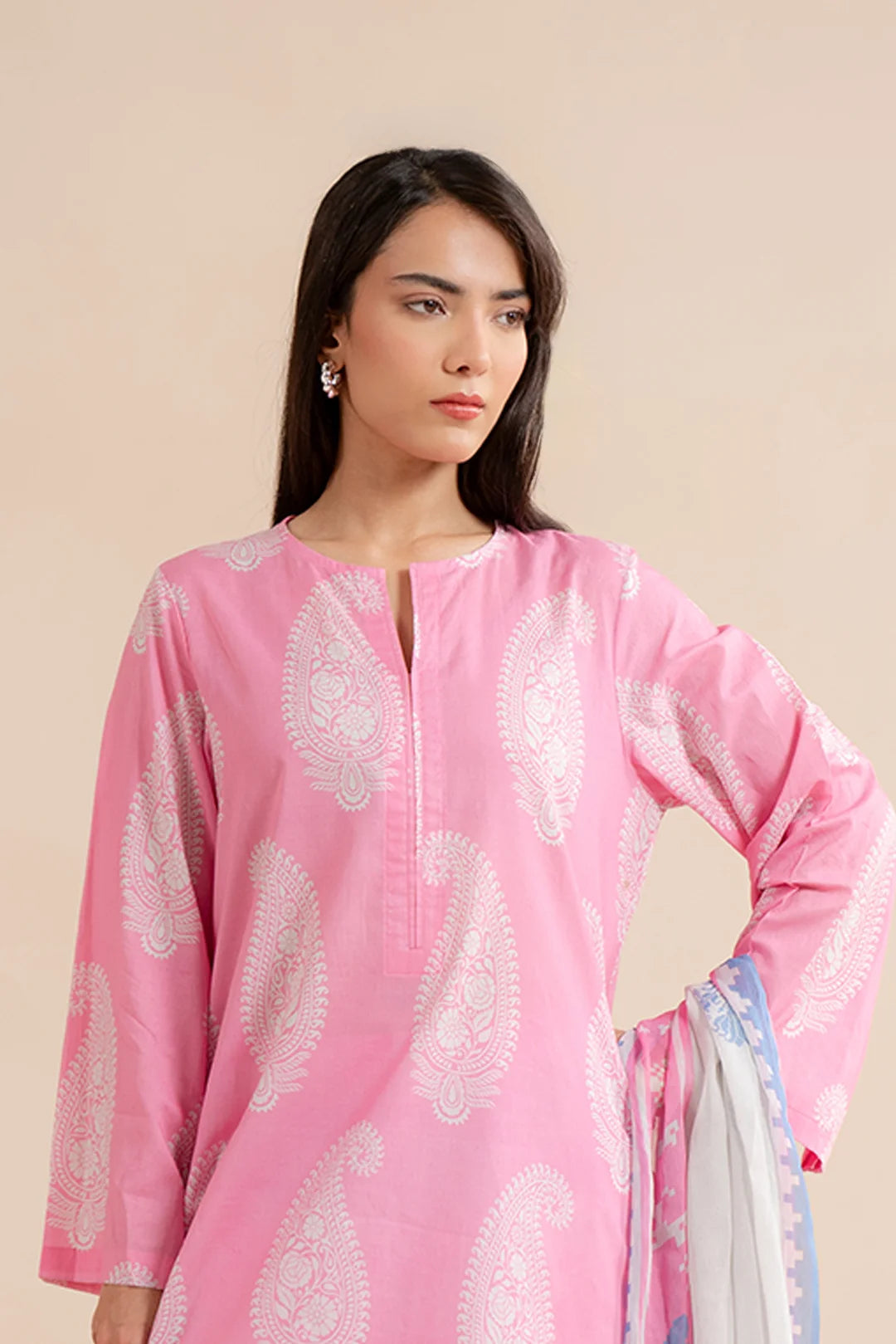 3 Piece Printed Lawn Suit Pret SS - 25