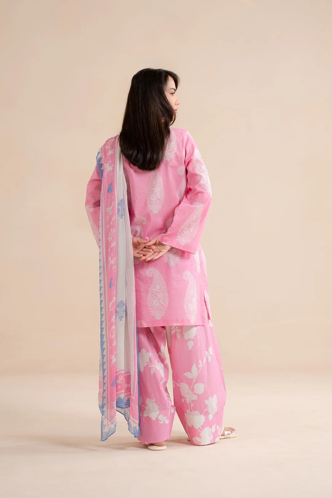 3 Piece Printed Lawn Suit Pret SS - 25
