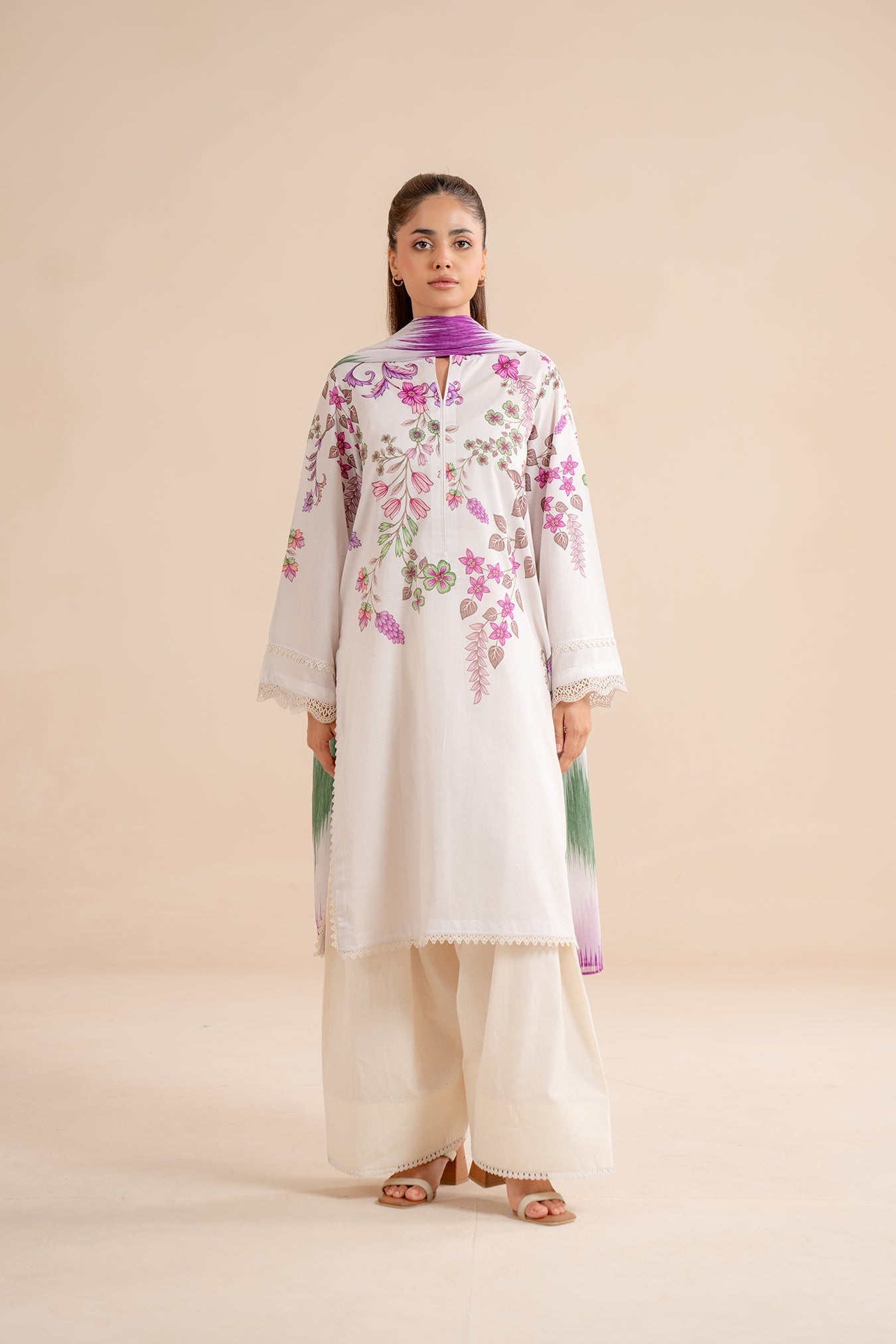 2 Piece Printed Lawn Suit Pret SS - 25