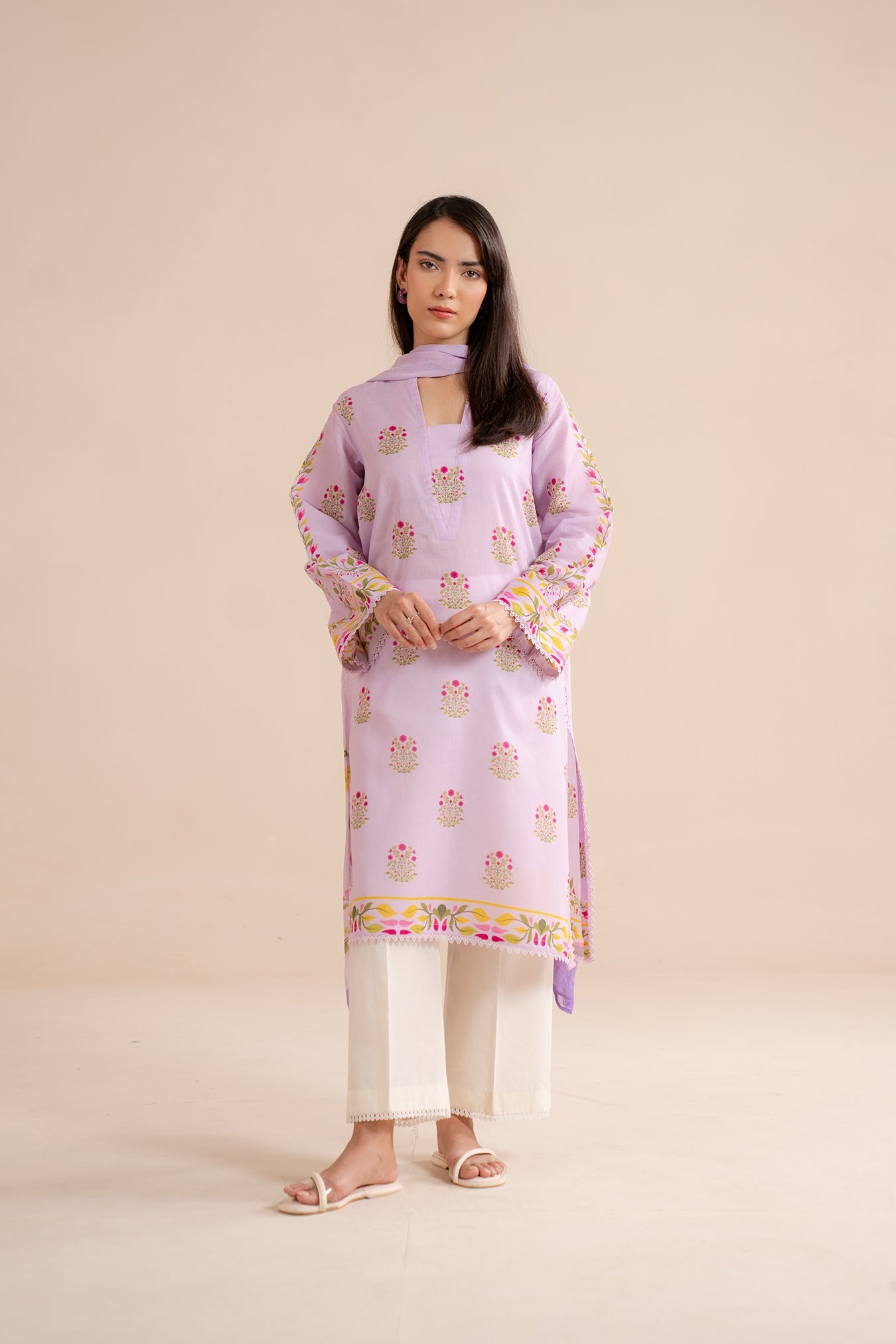 2 Piece Printed Lawn Suit Pret SS - 25