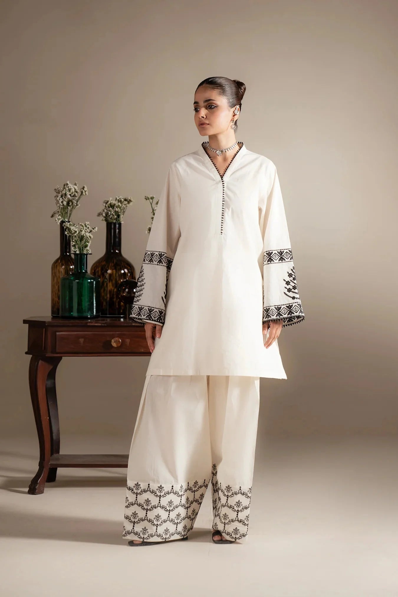 2 Piece Embroidered Lawn Suit Pret SS - 25