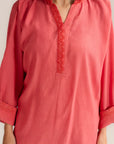 2 Piece Solid Embroidered Suit Pret SS - 26