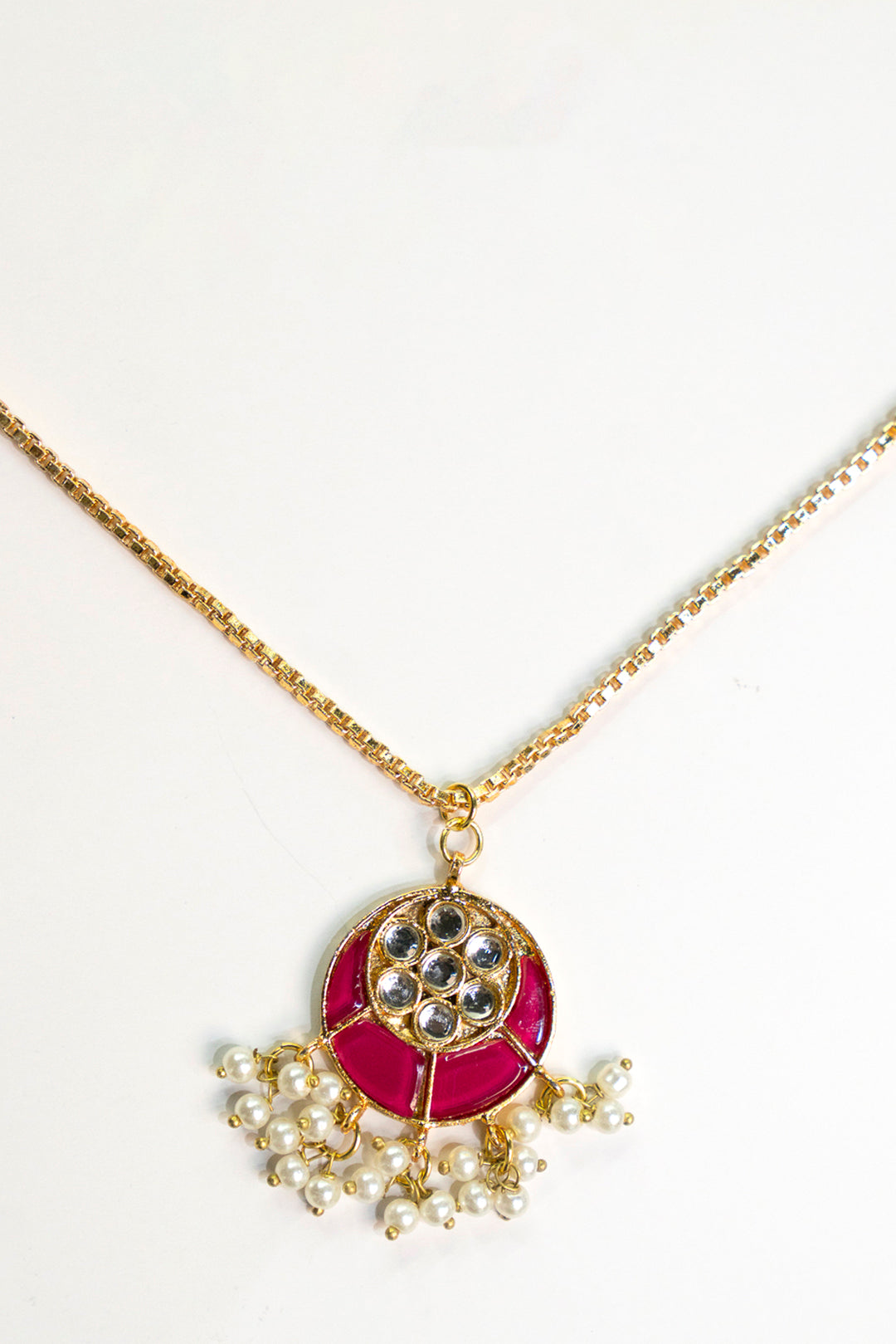 Red Kundan Necklace Beyond East Official