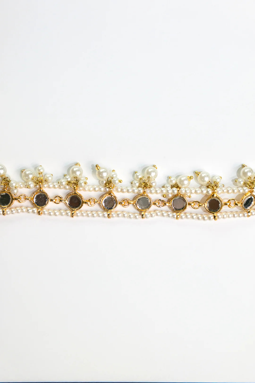 Small Kundan Anklet Accessories