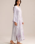 1 Piece Embroidered Raw Silk Kaftan Pret SS - 26