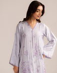 1 Piece Embroidered Raw Silk Kaftan Pret SS - 26