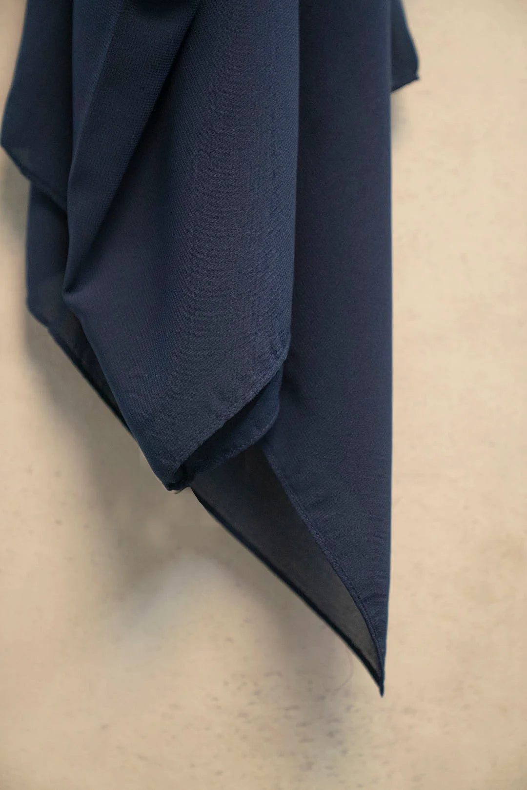 Deep blue hijab scarf lightweight elegant Pakistani modest fashion WAB161118