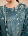 Discount on 2 Piece Printed Linen Suit Unstitched