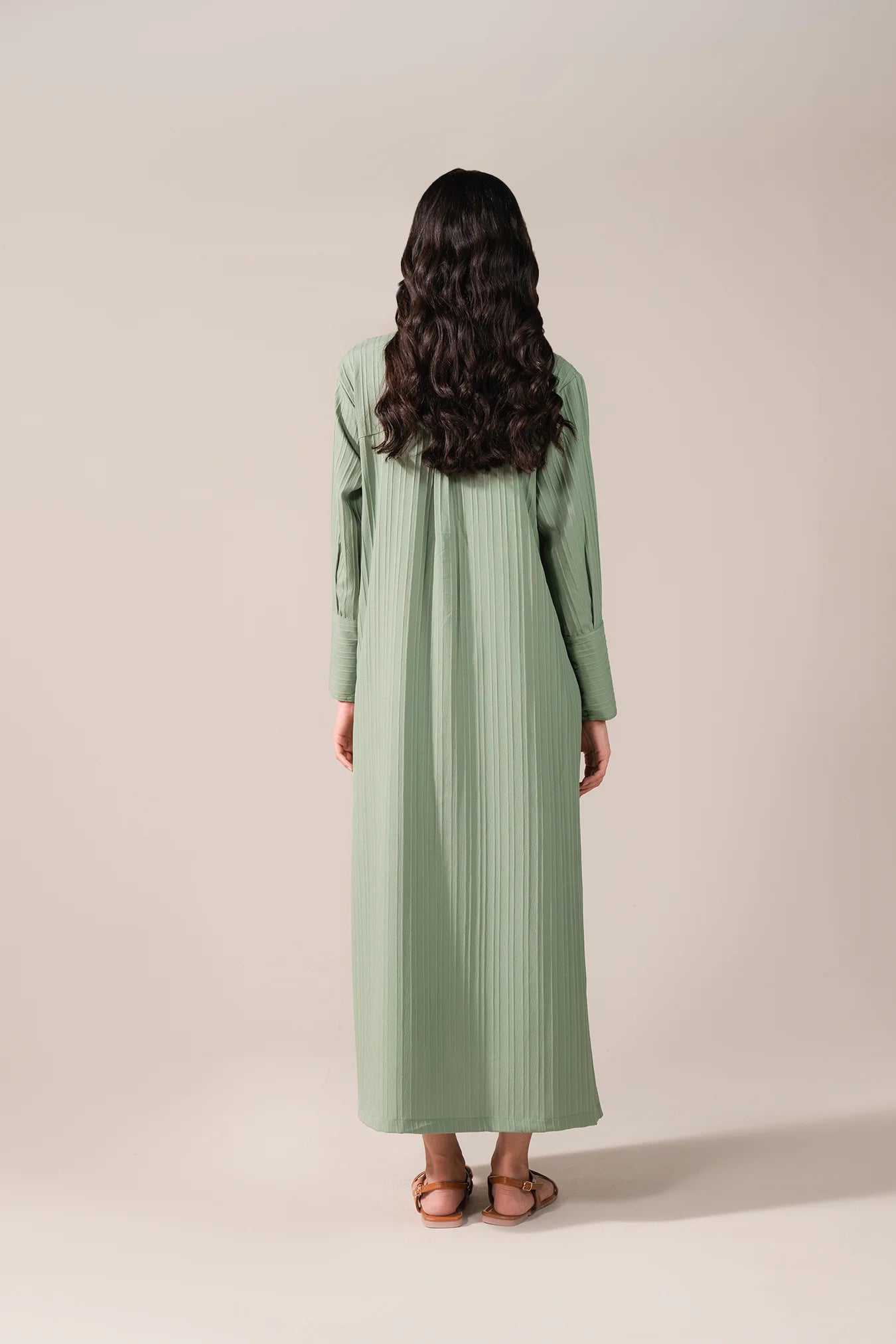 Elegant 1 piece shirt in textured fabric – trending Azadi Day outfit for women