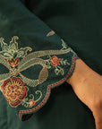 Embroidered sleeves designs for women suits