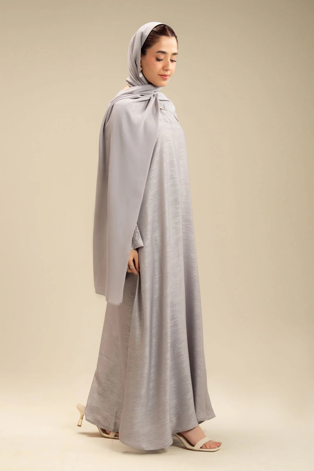 Full length grey abaya women Pakistan – new abaya style Beyond East WTB161101