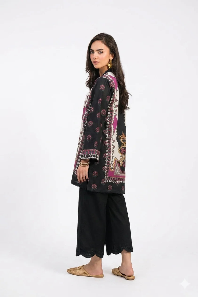 1 Piece Printed Cambric Shirt Pret SS - 26