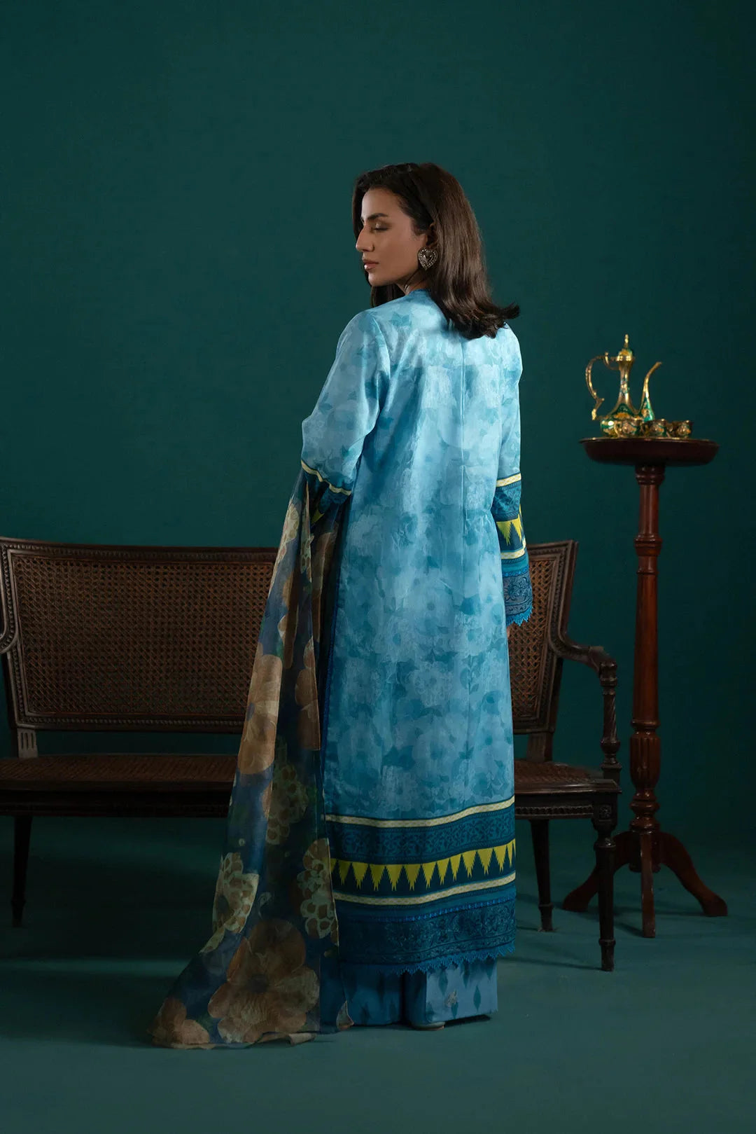 3 Piece Embroidered Lawn Suit Unstitched SS - 25