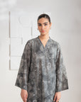 Get 2-Piece Printed Charcoal Khaddar Suit – Trendy and Versatile for Women’s Fashion
