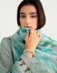 3 Piece Embroidered Khaddar Suit Unstitched Winter-24