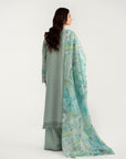 3 Piece Embroidered Khaddar Suit Unstitched Winter-24