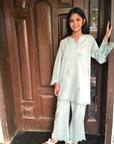 2 Piece Embroidered Lawn Co-Ords Set