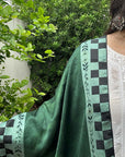 Green Silk Scarf