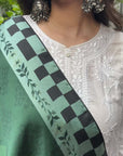 Green Silk Scarf