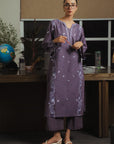 2 Piece Embroidered Cambric Suit